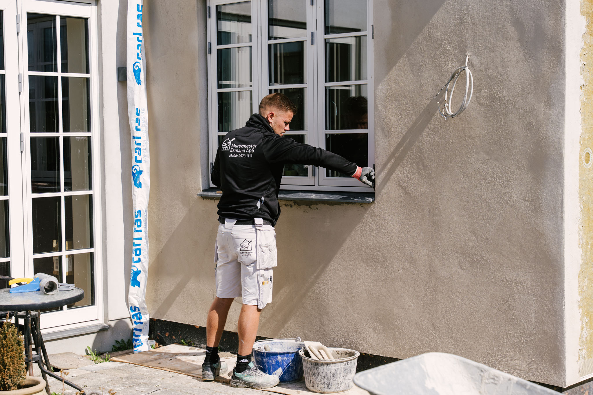 Facaderenovering på parcelhus — Sjælland
